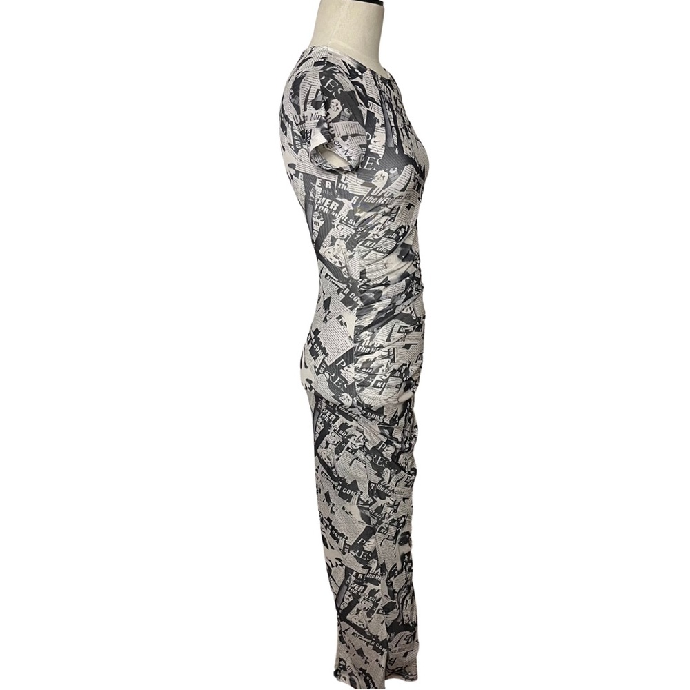 Princess Polly Read About It Ruched Bodycon Maxi Dress - Picture 3 of 10